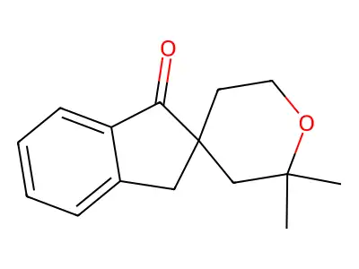 2',2'-dimethylspiro[3H-indene-2,4'-oxane]-1-one structure
