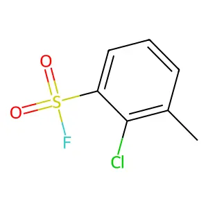 2-Chloro-3-methylbenzene-1-sulfonyl fluoride structure