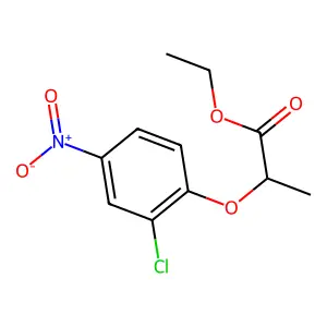 Ethyl 2-(2-chloro-4-nitrophenoxy)propanoate structure