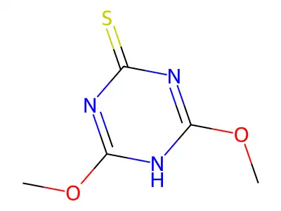 2,6-dimethoxy-1H-1,3,5-triazine-4-thione structure