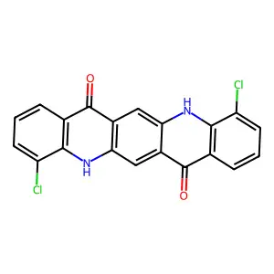 4,11-Dichloroquinacridone structure