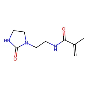 2-Propenamide, 2-methyl-N-[2-(2-oxo-1-imidazolidinyl)ethyl]- structure