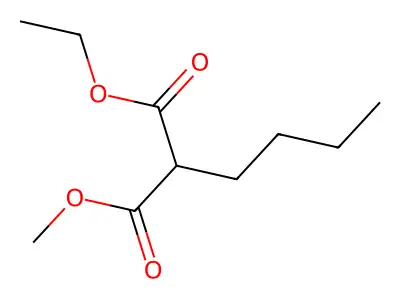 1-Ethyl 3-methyl 2-butylmalonate structure