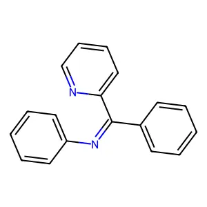 Benzenamine, N-(phenyl-2-pyridinylmethylene)- structure