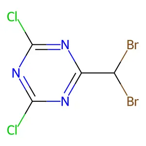 2,4-Dichloro-6-(dibromomethyl)-1,3,5-triazine structure