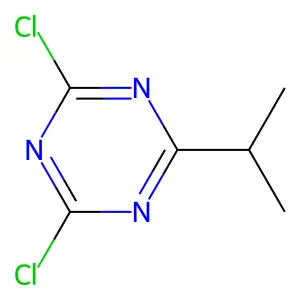 2,4-Dichloro-6-(propan-2-yl)-1,3,5-triazine structure
