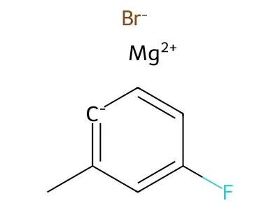 4-Fluoro-2-methylphenylmagnesium bromide structure
