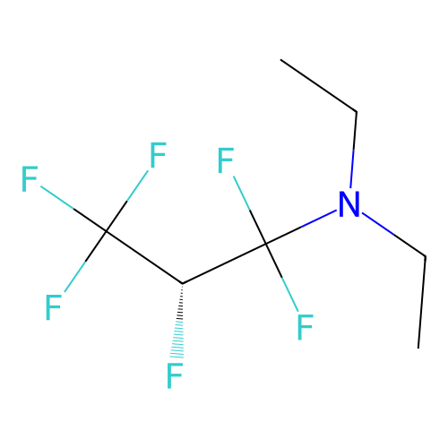 (2S)-N,N-diethyl-1,1,2,3,3,3-hexafluoropropan-1-amine structure