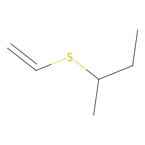4-Methyl-3-thia-1-hexene structure