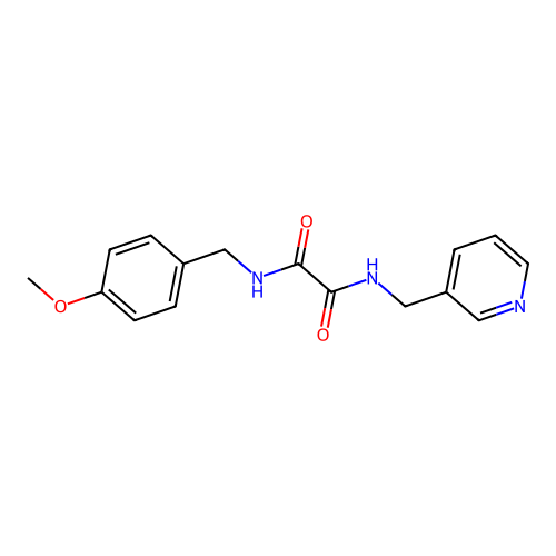N-(4-methoxybenzyl)-N'-(pyridin-3-ylmethyl)ethanediamide structure
