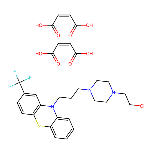 Fluphenazine dimaleate structure