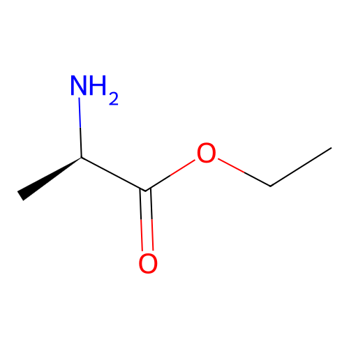 ethyl (2R)-2-aminopropanoate structure