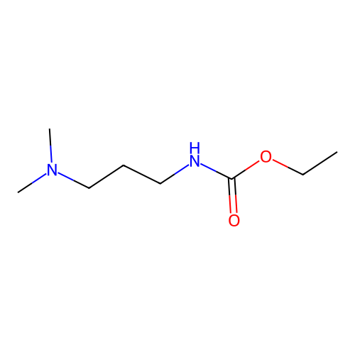 N-[3-(二甲氨基)丙基]氨基甲酸乙酯 structure