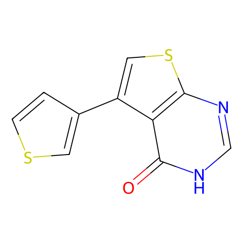 5-Thiophen-3-yl-3H-thieno[2,3-d]pyrimidin-4-one structure