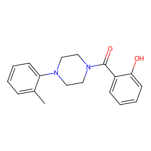 Methanone, (2-hydroxyphenyl)[4-(2-methylphenyl)-1-piperazinyl]- structure
