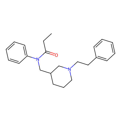 N-(1-Phenethyl-piperidin-3-ylmethyl)-N-phenyl-propionamide structure