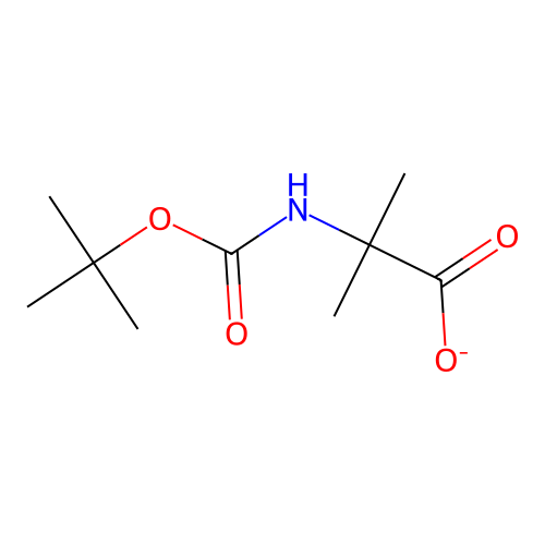 2-(Tert-butoxycarbonylamino)-2-methylpropionate structure