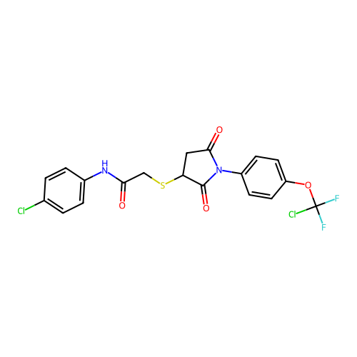 C19H14Cl2F2N2O4S structure