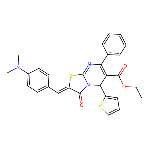 C28H25N3O3S2 structure
