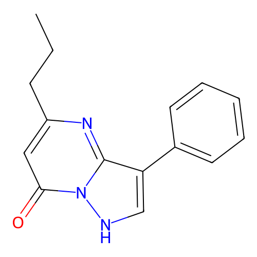 3-Phenyl-5-propylpyrazolo[1,5-a]pyrimidin-7-ol structure