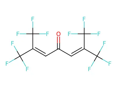 Bis(hexafluoroacetonyl)acetone structure