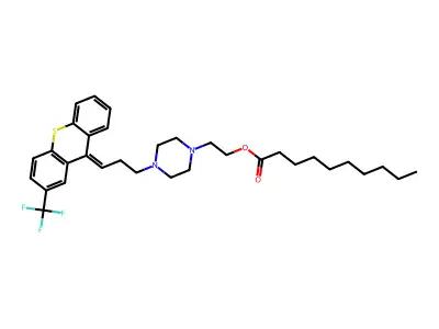 Flupenthixol decanote structure