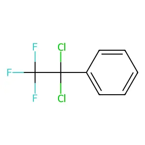 1,1-Dichloro-2,2,2-trifluoro-1-phenylethane structure