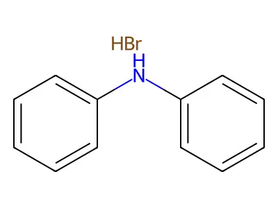 Diphenylazanium bromide structure