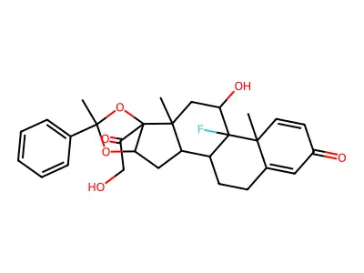 AMCINAFIDE structure