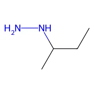 sec-Butylhydrazine structure