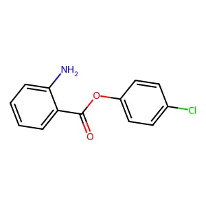 4-Chlorophenyl 2-aminobenzoate structure