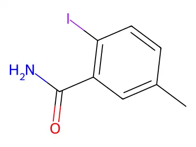 2-Iodo-5-methylbenzamide structure