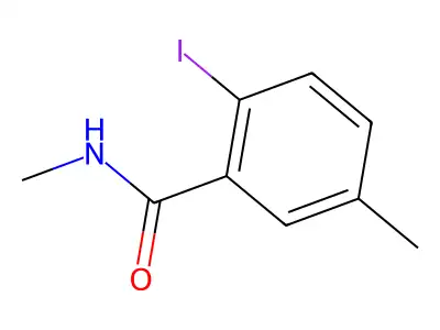 2-iodo-N,5-dimethylbenzamide structure