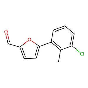 5-(3-Chloro-2-Methylphenyl)-2-Furaldehyde structure