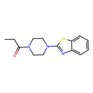 1-[4-(1,3-Benzothiazol-2-yl)piperazin-1-yl]propan-1-one structure
