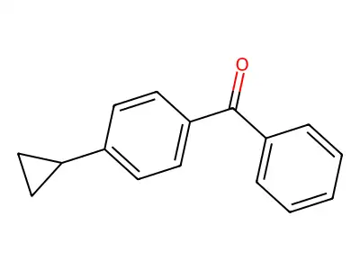 (4-Cyclopropylphenyl)(phenyl)methanone structure