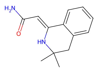 [3,3-Dimethyl-3,4-dihydroisoquinolin-1(2h)-ylidene]-acetamide structure
