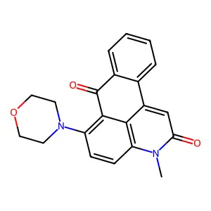 3-Methyl-6-morpholin-4-yl-3H-naphtho[1,2,3-de]quinoline-2,7-dione structure