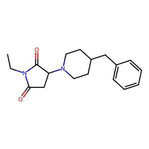 3-(4-Benzylpiperidin-1-yl)-1-ethylpyrrolidine-2,5-dione structure