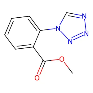 Methyl 2-(tetrazol-1-yl)benzoate structure