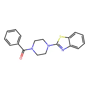 2-(4-Benzoylpiperazin-1-yl)-1,3-benzothiazole structure