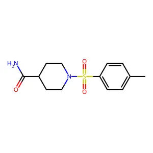 1-[(4-Methylphenyl)sulfonyl]-4-piperidinecarboxamide structure
