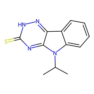 5-(propan-2-yl)-5H-[1,2,4]triazino[5,6-b]indole-3-thiol structure