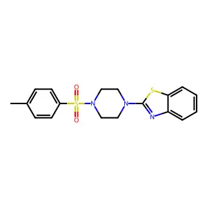2-{4-[(4-Methylphenyl)sulfonyl]piperazino}-1,3-benzothiazole structure
