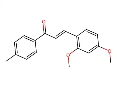 2,4-Dimethoxy-4'-methylchalcone structure
