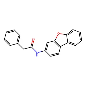N-dibenzofuran-3-yl-2-phenylacetamide structure