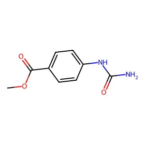 Methyl 4-(carbamoylamino)benzoate structure