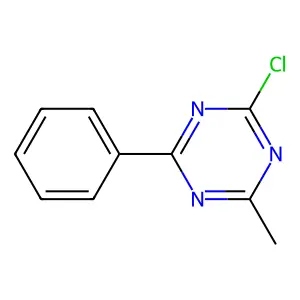 2-Chloro-4-methyl-6-phenyl-1,3,5-triazine structure
