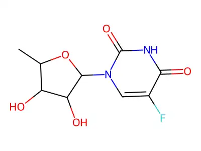 去氧氟尿苷 structure