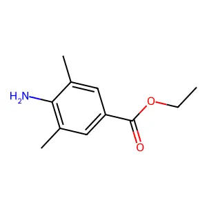 Benzoic acid, 4-amino-3,5-dimethyl-, ethyl ester structure